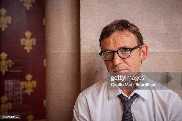 Writer David Nicholls is photographed for the Sunday Times on September 2, 2014 in London, England.
