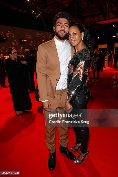 Barbara Becker and Noah Becker attend the Tribute To Bambi 2014 on September 25, 2014 in Berlin, Germany.