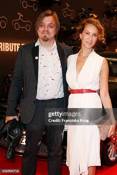 Nils Bokelberg and Chiara Schoras attend the Tribute To Bambi 2014 on September 25, 2014 in Berlin, Germany.