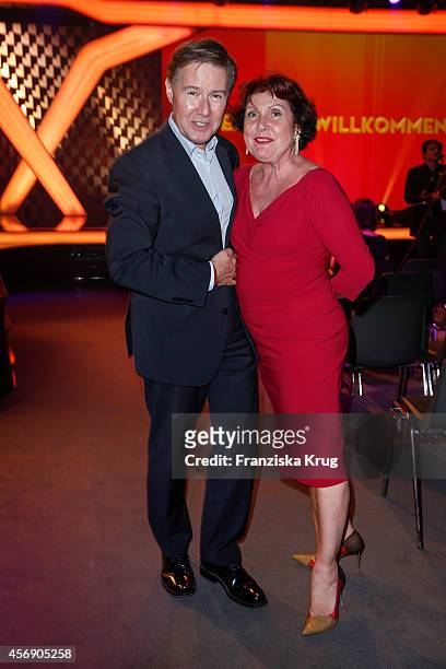 Ulrich Meyer and his wife Georgia Tornow attend the Tribute To Bambi 2014 on September 25, 2014 in Berlin, Germany.