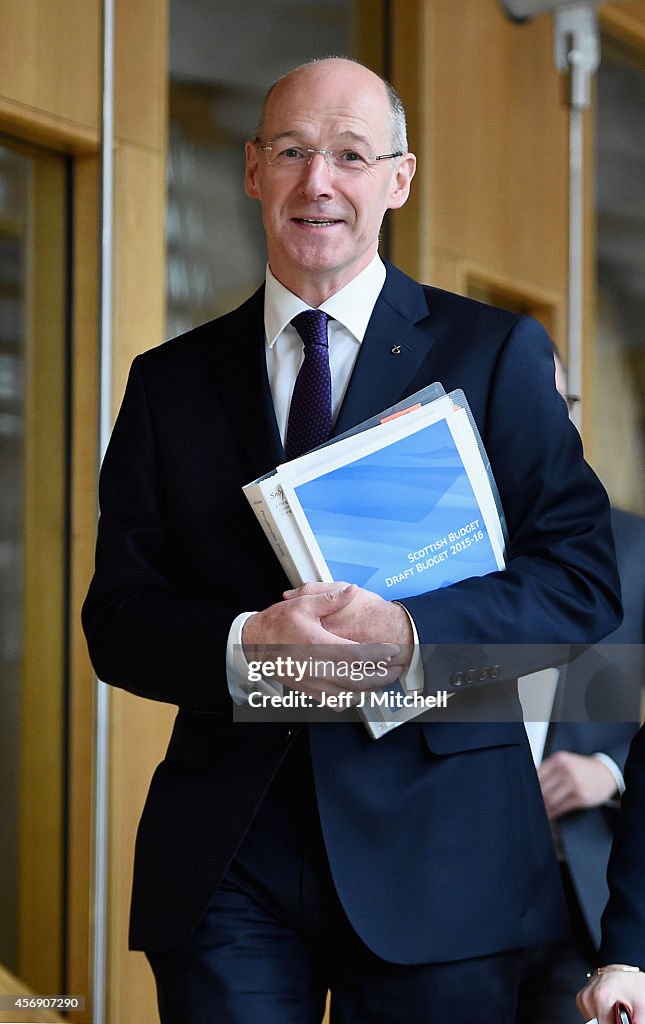 Scottish Finance Secretary John Swinney Delivers The Annual Budget