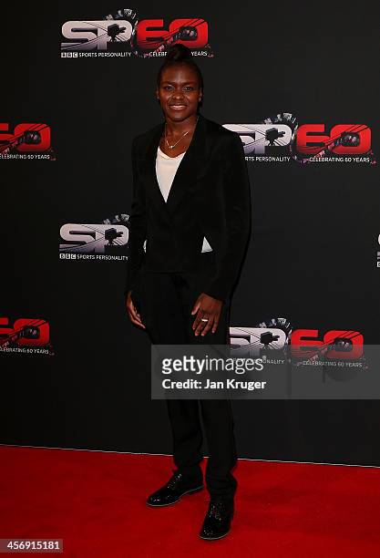 Nicola Adams attends the BBC Sports Personality of the Year Awards at First Direct Arena on December 15, 2013 in Leeds, England.