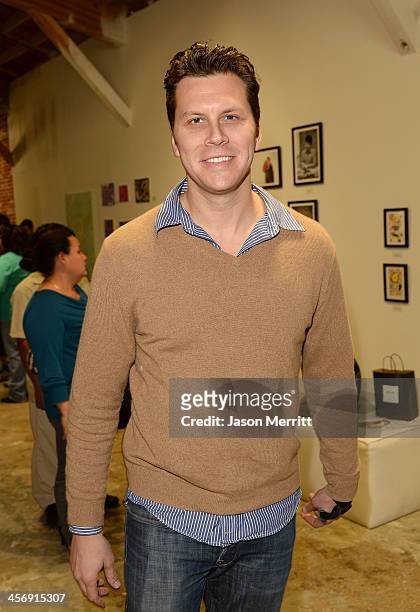 Actor Hayes MacArthur attends the Art of Elysium's Little Pieces of Heaven presented by Hudson Jeans on December 15, 2013 in Los Angeles, California.