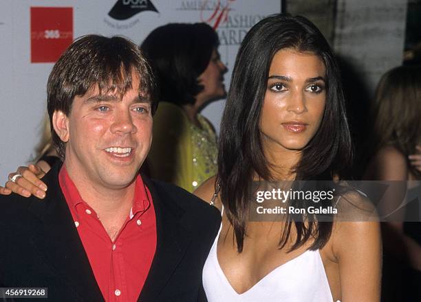 Businessman Andy Hilfiger and model Teresa Lourenco attends the 19th Annual CFDA Awards on June 15, 2000 at Avery Fisher Hall, Lincoln Center in New...