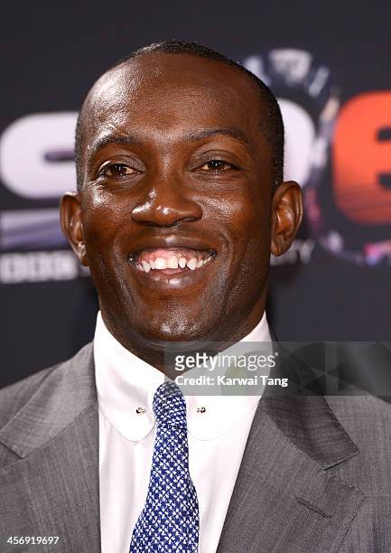 Dwight Yorke attends the BBC Sports Personality of the Year awards held at the First Direct Arena on December 15, 2013 in Leeds, England.