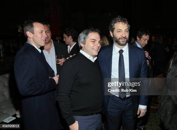 Adam Goodman , President of Paramount Film Group, and producer Judd Apatow attend the "Anchorman 2: The Legend Continues" U.S. Premiere after party...