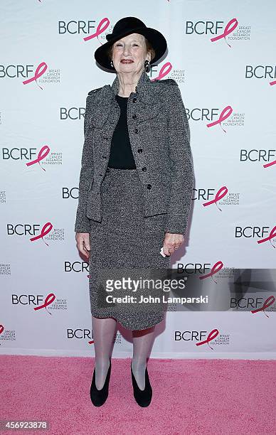 Roz Goldstein attends the 2014 Breast Cancer Research Foundation Awards Luncheon Honoring Barbara Walters at The Waldorf=Astoria on October 9, 2014...