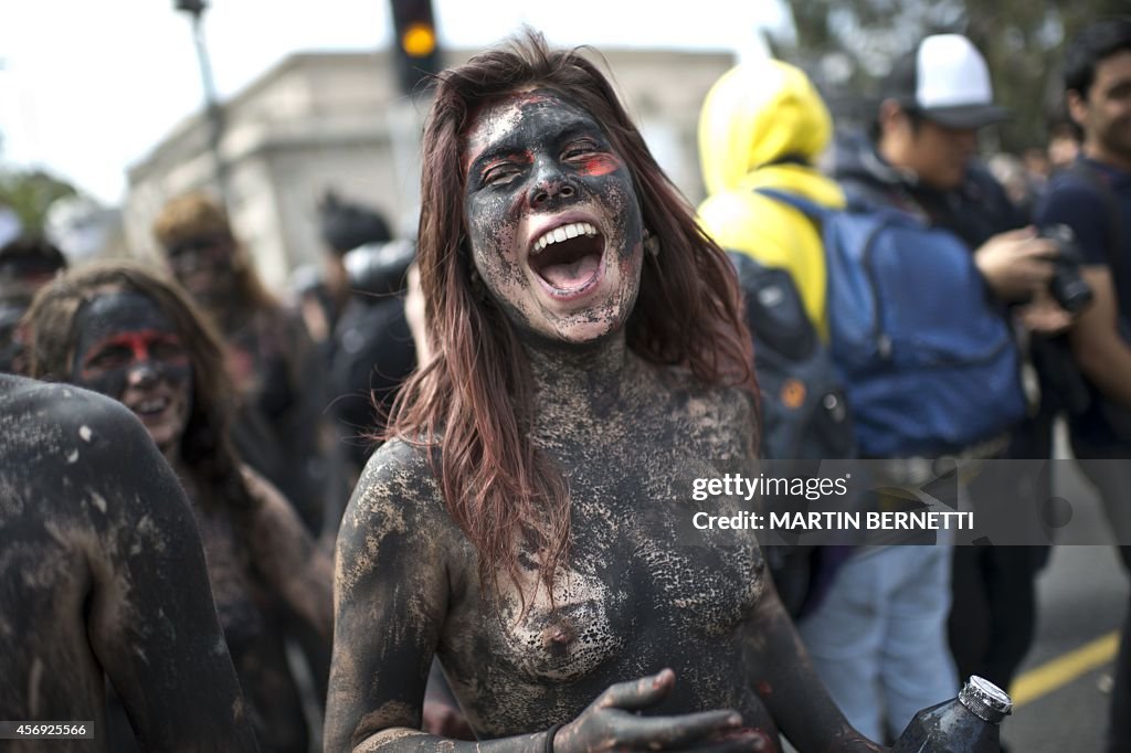 CHILE-EDUCATION-STUNDENT-PROTEST