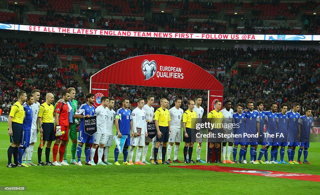 England v San Marino - EURO 2016 Qualifier