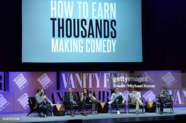 Filmmaker Judd Apatow, Funny or Die President of Production Mike Farah, Filmmaker Whitney Cummings, Filmmaker Scott Aukerman, actors Nick Kroll and...