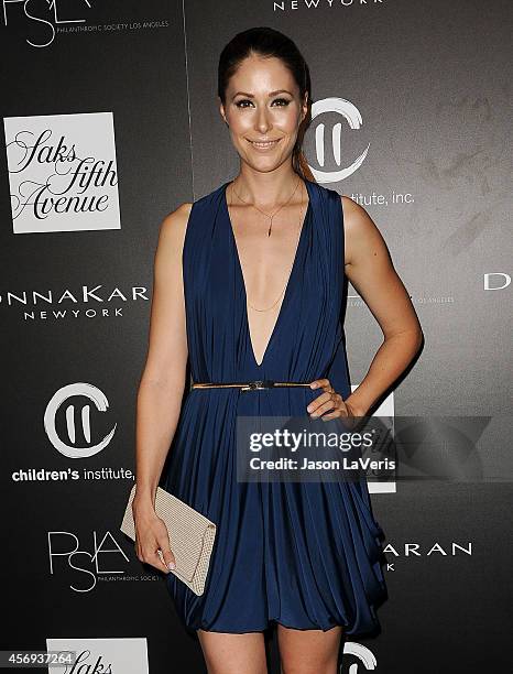 Actress Amanda Crew attends the 5th annual PSLA Autumn Party at 3LABS on October 8, 2014 in Culver City, California.