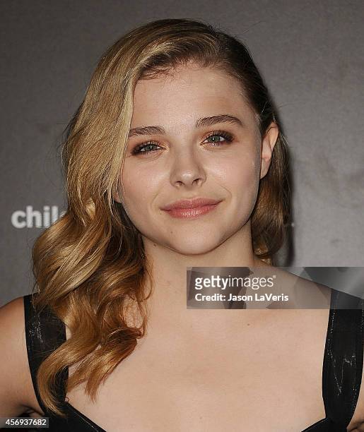 Actress Chloe Grace Moretz attends the 5th annual PSLA Autumn Party at 3LABS on October 8, 2014 in Culver City, California.