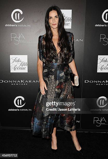 Actress Demi Moore attends the 5th annual PSLA Autumn Party at 3LABS on October 8, 2014 in Culver City, California.