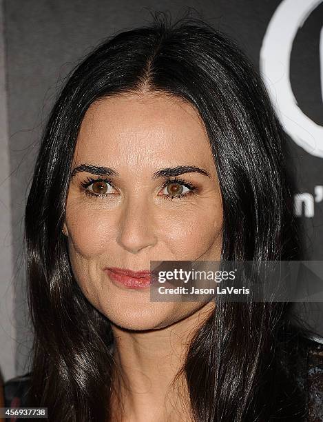 Actress Demi Moore attends the 5th annual PSLA Autumn Party at 3LABS on October 8, 2014 in Culver City, California.