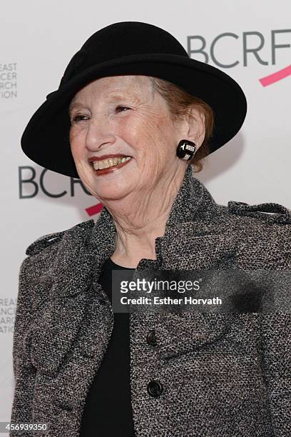 Roz Goldstein attends the Breast Cancer Research Foundation's symposium and awards luncheon at The Waldorf=Astoria on October 9, 2014 in New York...