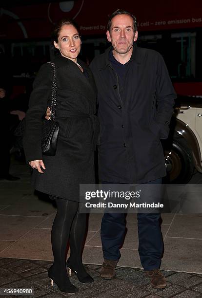 Ben Miller and Jessica Parker attend the launch of The Mondrian Hotel at Mondrian Hotel on October 9, 2014 in London, England.