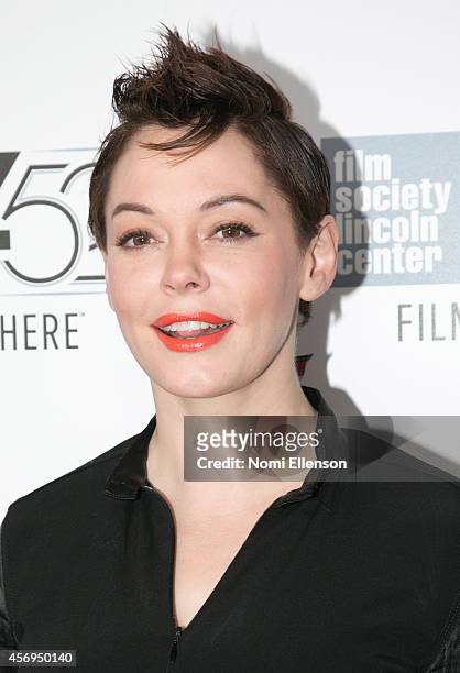 Rose McGowan attends "Listen Up Phillip" during the 52nd New York Film Festival at Alice Tully Hall on October 9, 2014 in New York City.
