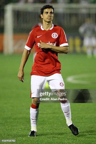 Nilmar of Chapecoense during a match between Chapecoense and Internacional for the Brazilian Series A 2014 at Arena Conda on October 9, 2014 in...