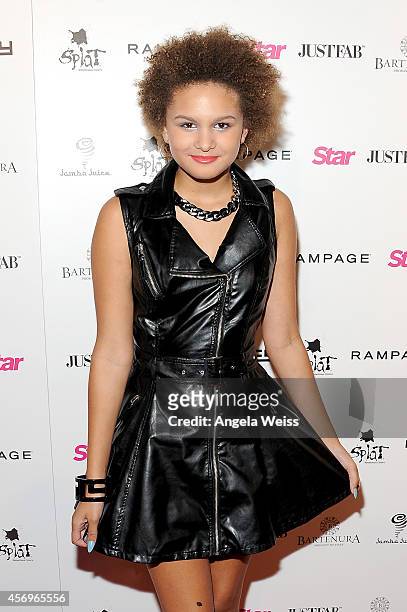 Singer Lela Brown attends the Star Magazine Scene Stealers Event at Lure on October 9, 2014 in Los Angeles, California.