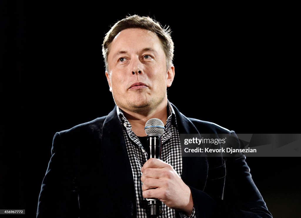 Telsa CEO Elon Musk Unveils New Vehicle