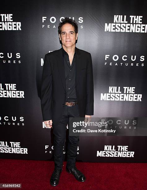 Yul Vazquez arrives at the "Kill The Messenger" New York Screening at Museum of Modern Art on October 9, 2014 in New York City.