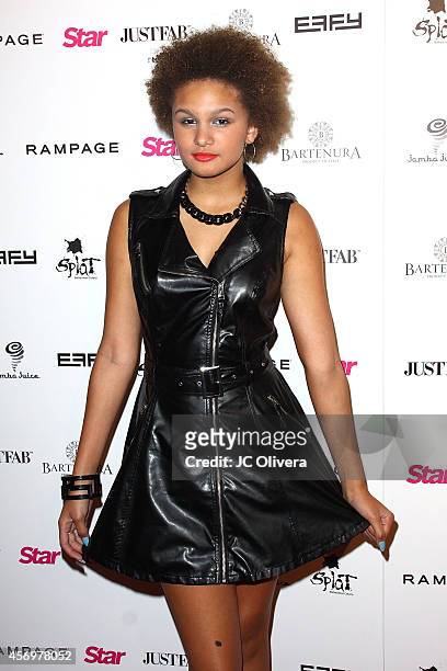 Actress Lela Brown attends the Star Magazine scene stealers event at Lure on October 9, 2014 in Hollywood, California.
