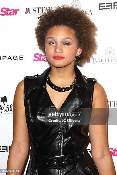 Actress Lela Brown attends the Star Magazine scene stealers event at Lure on October 9, 2014 in Hollywood, California.