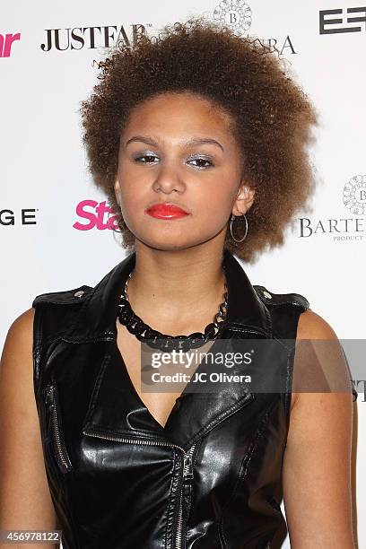 Actress Lela Brown attends the Star Magazine scene stealers event at Lure on October 9, 2014 in Hollywood, California.