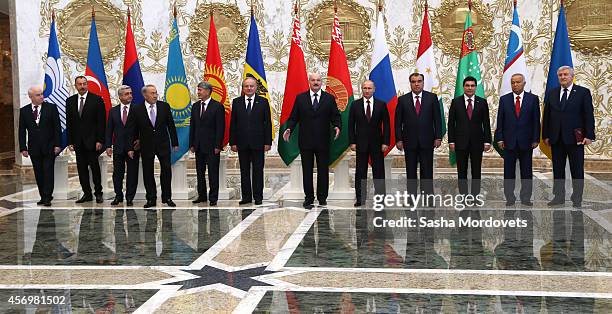 Secretary Sergei Lebedev, Azeri President Ilham Aliyev, Armenian President Serge Sargsyan, Kazakh President Nursultan Nazarbayev, Kyrgyz President...