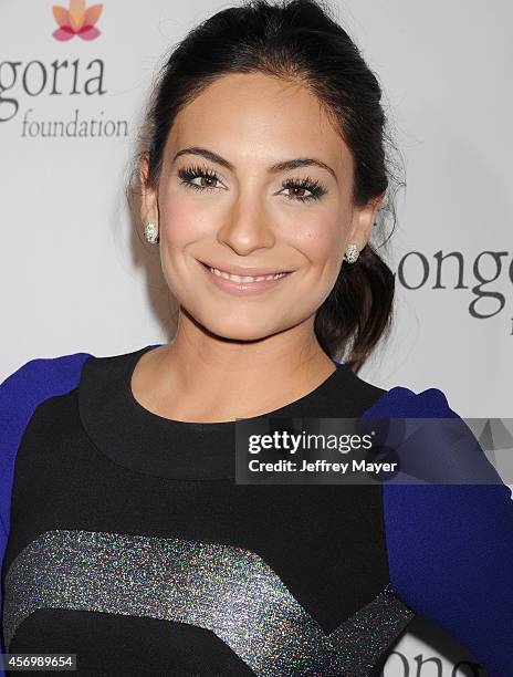 Actress Ana Brenda Contreras attends Eva Longoria's Foundation dinner at Beso on October 9, 2014 in Hollywood, California.