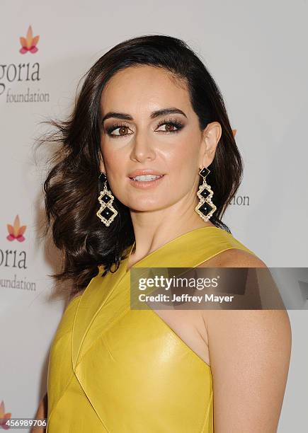 Actress Ana De La Reguera attends Eva Longoria's Foundation dinner at Beso on October 9, 2014 in Hollywood, California.