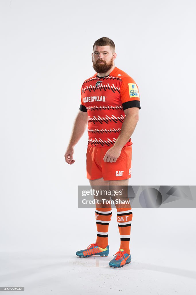 Michele Rizzo Rugby Michele Rizzo of Leicester Tigers poses for a portrait during the ...