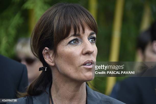 French MP and Deputy Mayor of Toulouse Laurence Arribage attends the inauguration of the Cancer Academic Institute , at the National Health and...