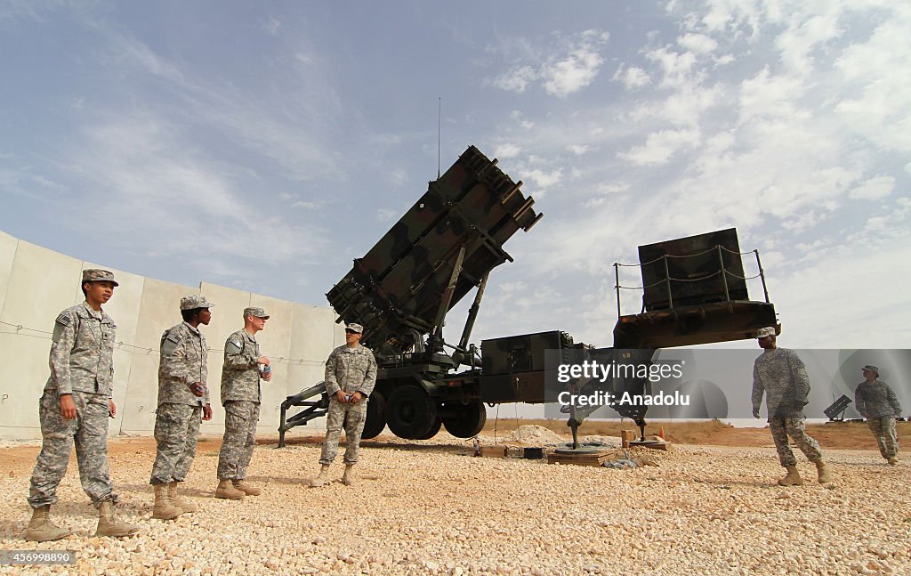 NATO Secretary General Stoltenberg visits U.S. Patriot Battery Troops in Gaziantep