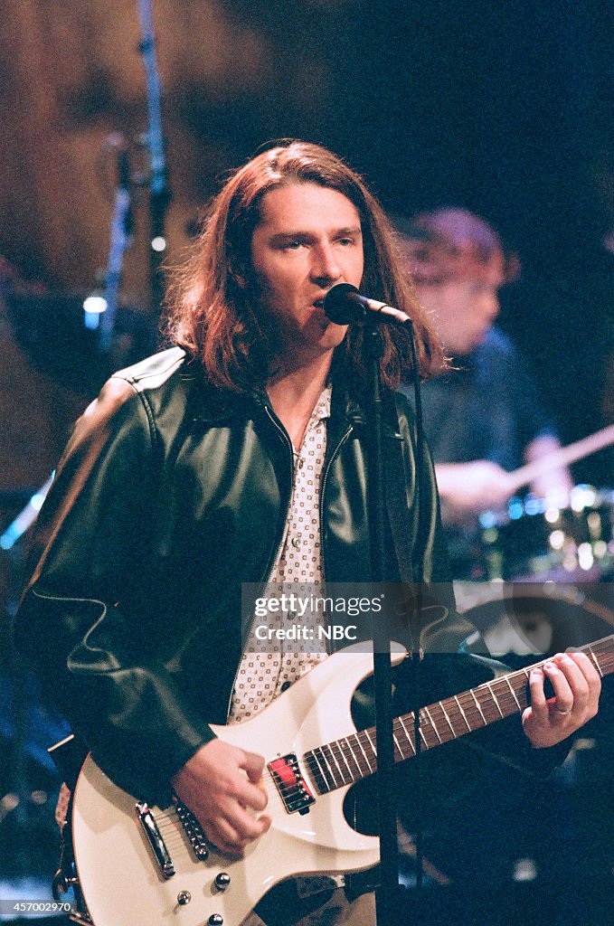 Ed Roland Parents Ed Roland of musical guest Collective Soul performs on March 13, 1997 ...
