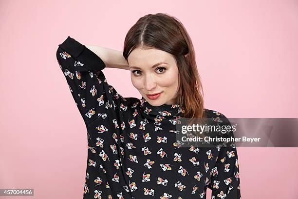 Actor Emily Browning photographed for Entertainment Weekly Magazine on January 25, 2014 in Park City, Utah.