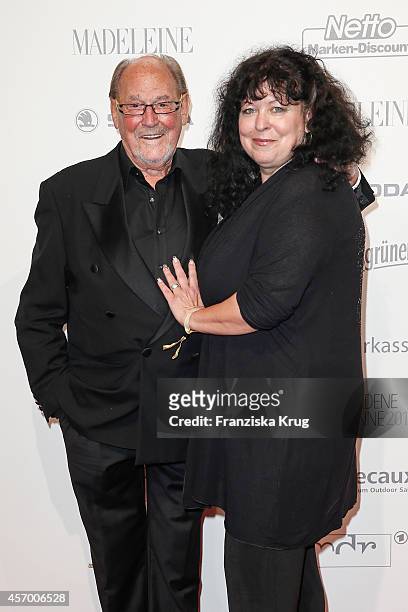 Herbert Koefer and Heike Koefer attend Madeleine at Goldene Henne 2014 on October 10, 2014 in Leipzig, Germany.