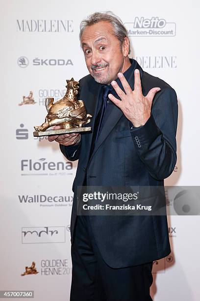 Wolfgang Stumph attends Madeleine at Goldene Henne 2014 on October 10, 2014 in Leipzig, Germany.