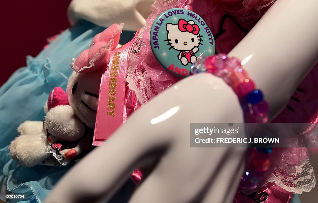 US-JAPAN-ENTERTAINMENT-ANNIVERSARY-HELLO KITTY