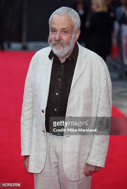 Mike Leigh attends a screening of "Mr Turner" during the 58th BFI London Film Festival at Odeon West End on October 10, 2014 in London, England.
