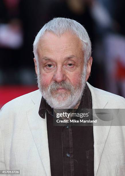 Mike Leigh attends a screening of "Mr Turner" during the 58th BFI London Film Festival at Odeon West End on October 10, 2014 in London, England.