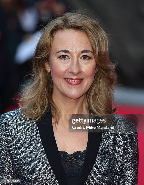 Dorothy Atkinson attends a screening of "Mr Turner" during the 58th BFI London Film Festival at Odeon West End on October 10, 2014 in London, England.