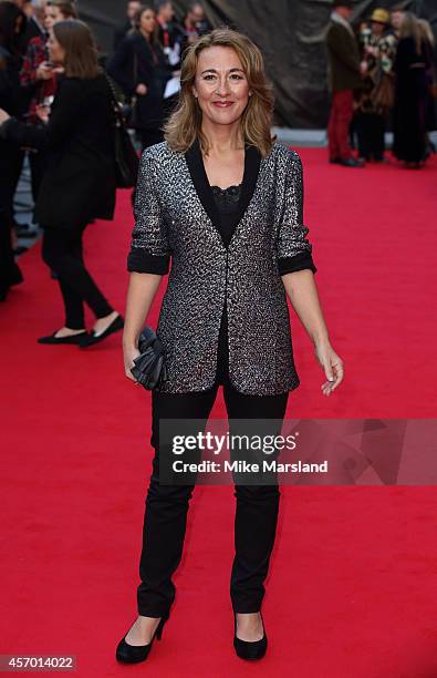 Dorothy Atkinson attends a screening of "Mr Turner" during the 58th BFI London Film Festival at Odeon West End on October 10, 2014 in London, England.