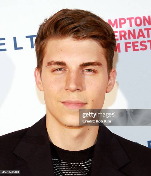 Actor Nolan Gerard Funk attends the Wildlike premiere during the 2014 Hamptons International Film Festival on October 10, 2014 in East Hampton, New...