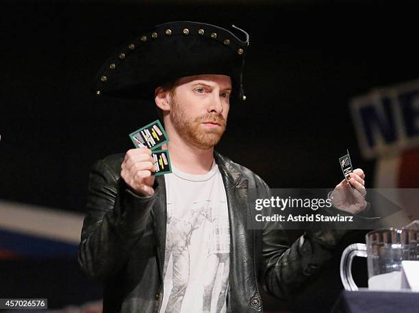 Seth Green attend The Adult Swim RobotChicken Panel At New York Comic Con 2014 at Jacob Javitz Center on October 10, 2014 in New York City....