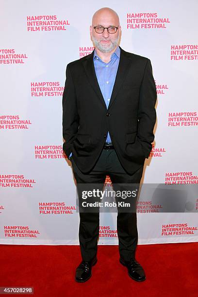 Daily News Entertainment Columnist Joe Neumaier attends the "Time Out of Mind" premiere during the 2014 Hamptons International Film Festival on...