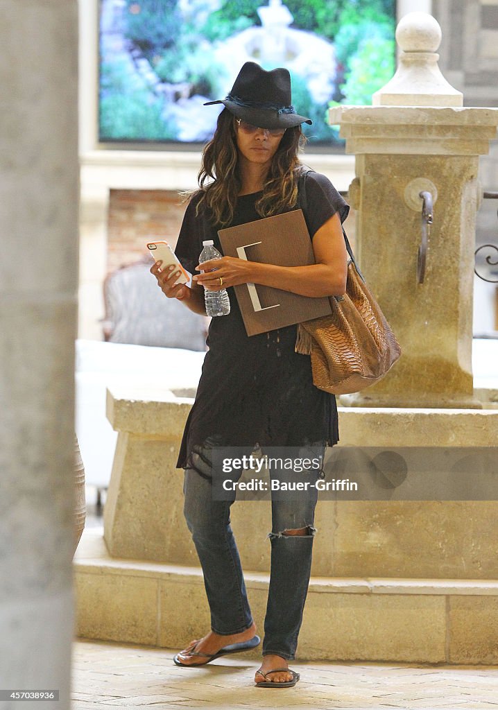 Celebrity Sightings In Los Angeles - October 10, 2014