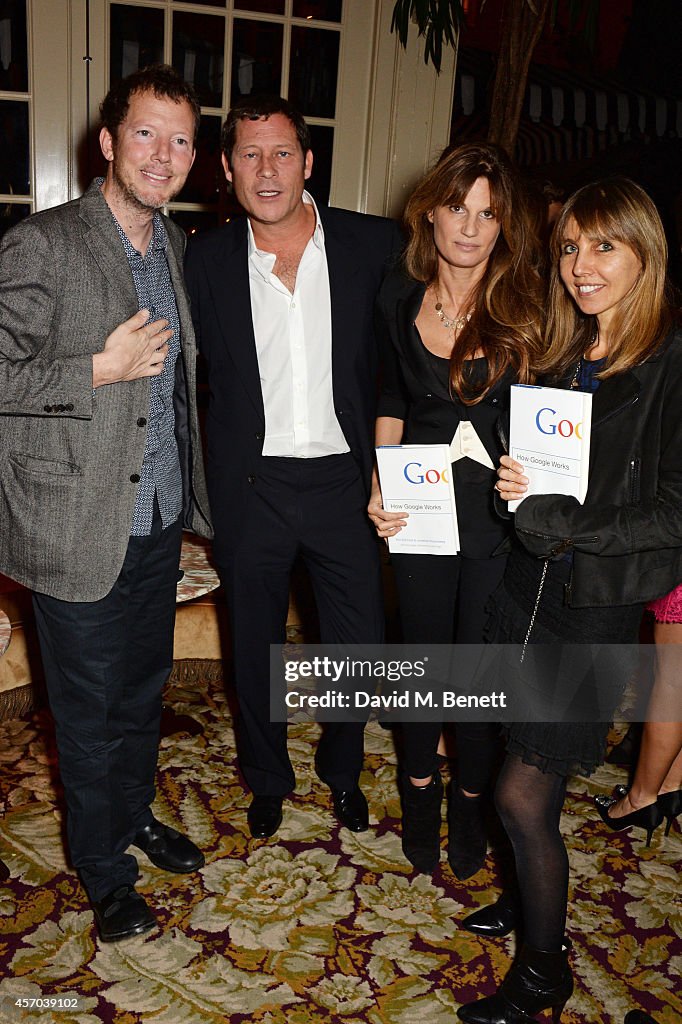 Jamie Reuben Hosts Book Launch Party For "How Google Works" By Eric Schmidt & Jonathan Rosenberg