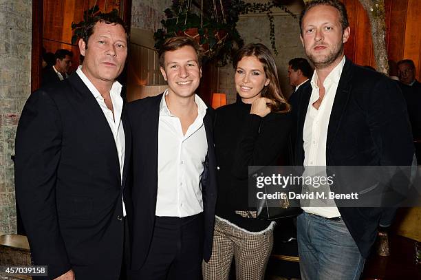 Arpad Busson, Dave Clark, Dasha Zhukova and Edward Spencer Churchill attend the book launch party for "How Google Works" by Eric Schmidt and Jonathan...