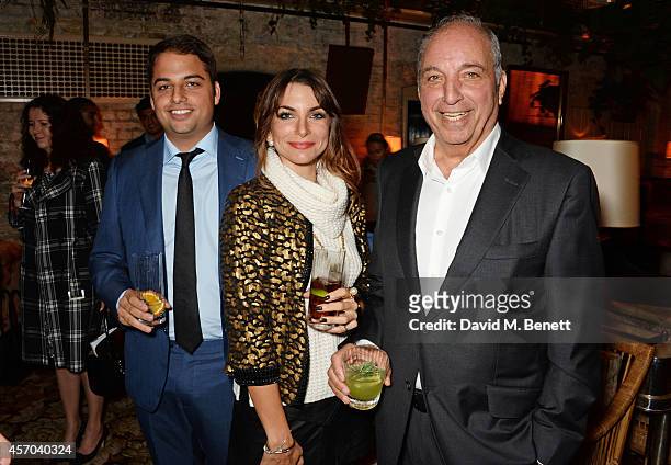Jamie Reuben, Jordana Reuben and David Reuben attend the book launch party for "How Google Works" by Eric Schmidt and Jonathan Rosenberg, hosted by...